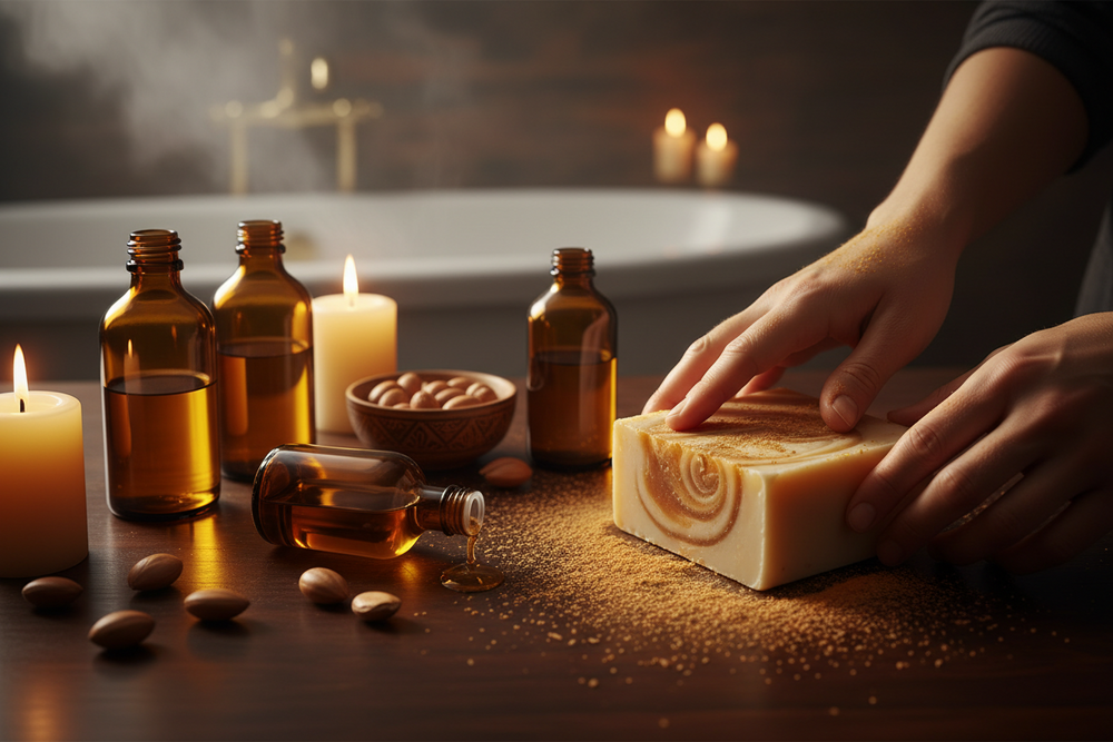 Natuurlijke Handgemaakte Argan Zeep